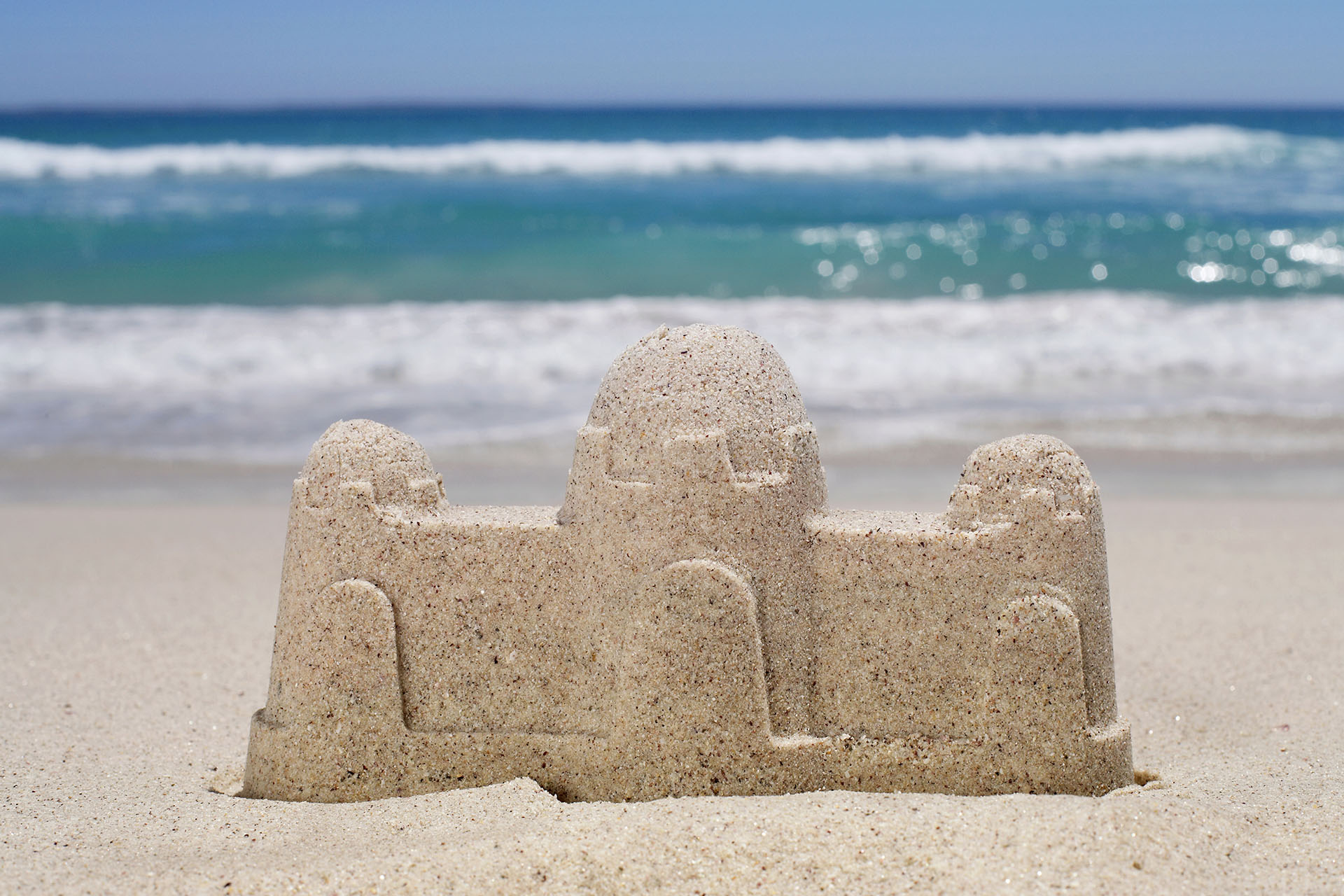 Build a sand castle Broomhill Manor Holiday Cottages Bude Cornwall