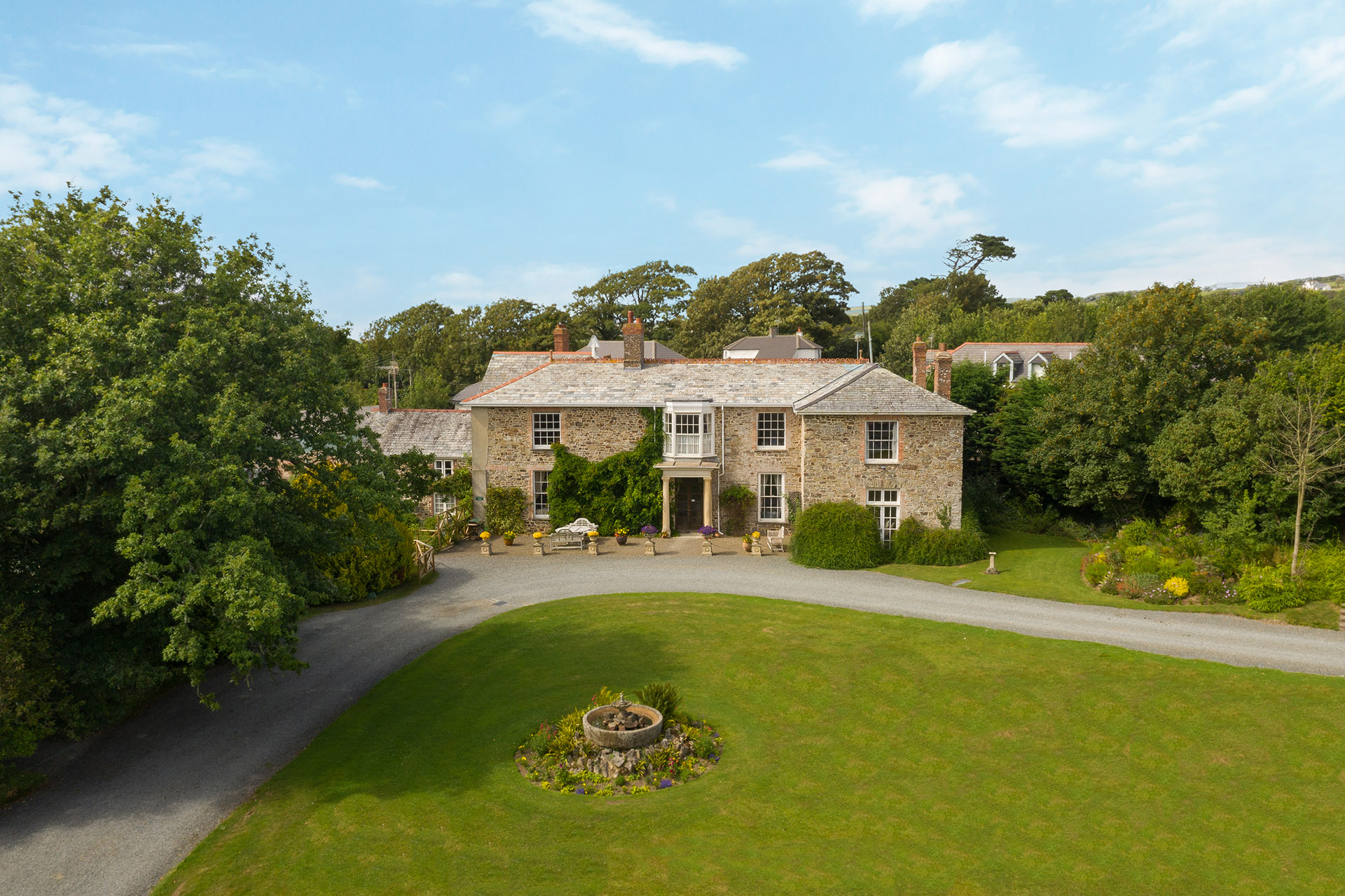 Broomhill Manor Exterior Holiday Cottages for rent Bude Cornwall