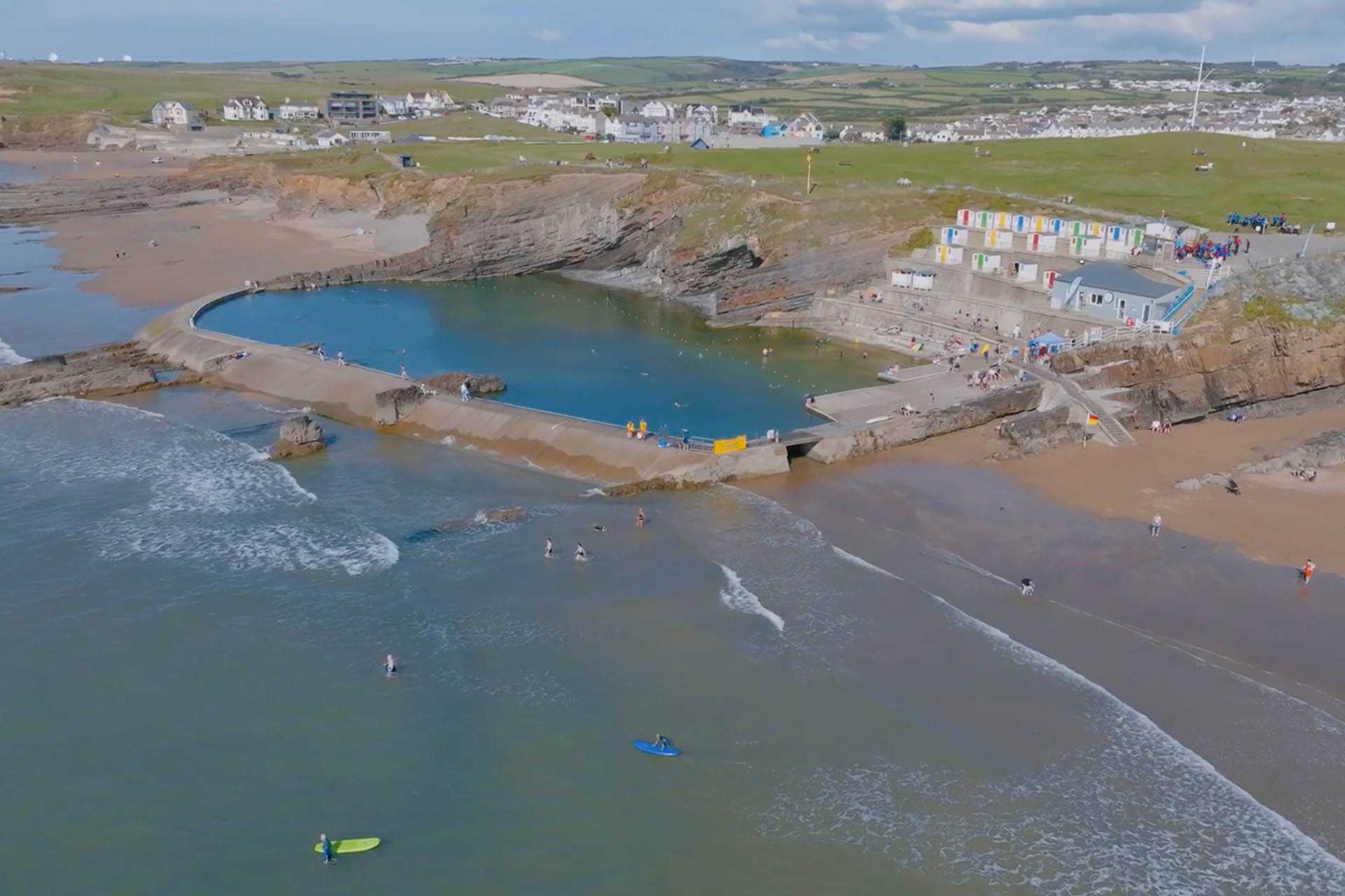 Bude Sea Pool Cornwall Broomhill Manor Holiday Cottage rentals