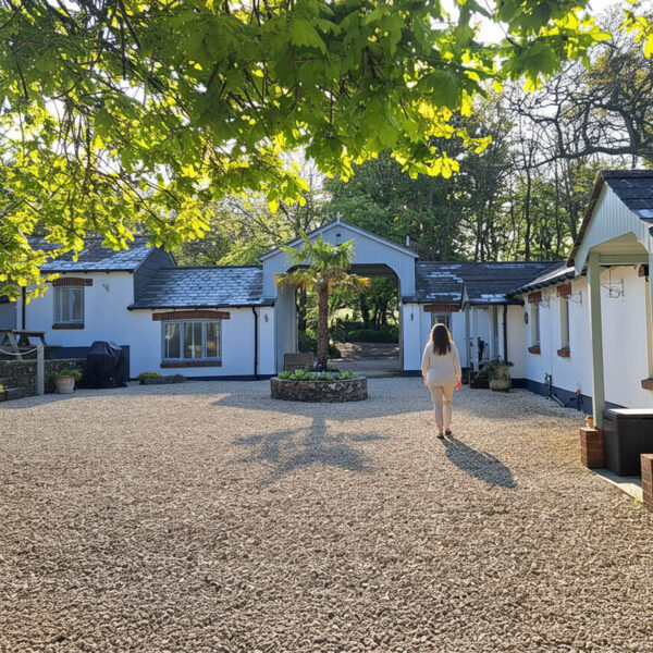 Stable area at Broomhill Manor Holiday Cottages Bude Cornwall