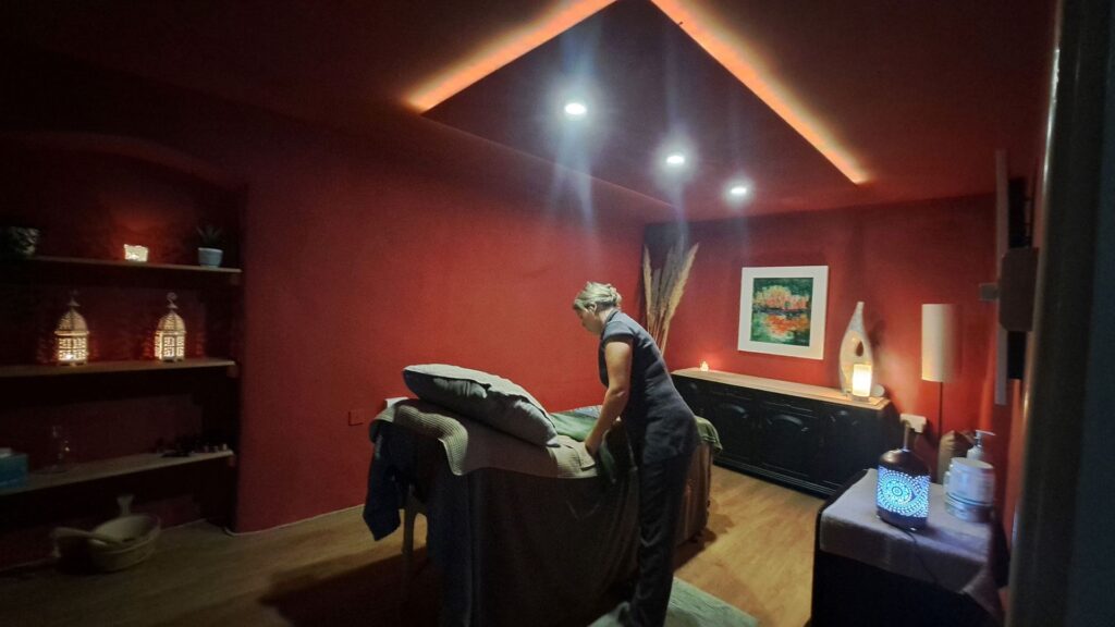 Spring Breaks at Broomhill Manor in Bude - Treatment Room At Broomhill Manor Holiday Cottages Bude Cornwall